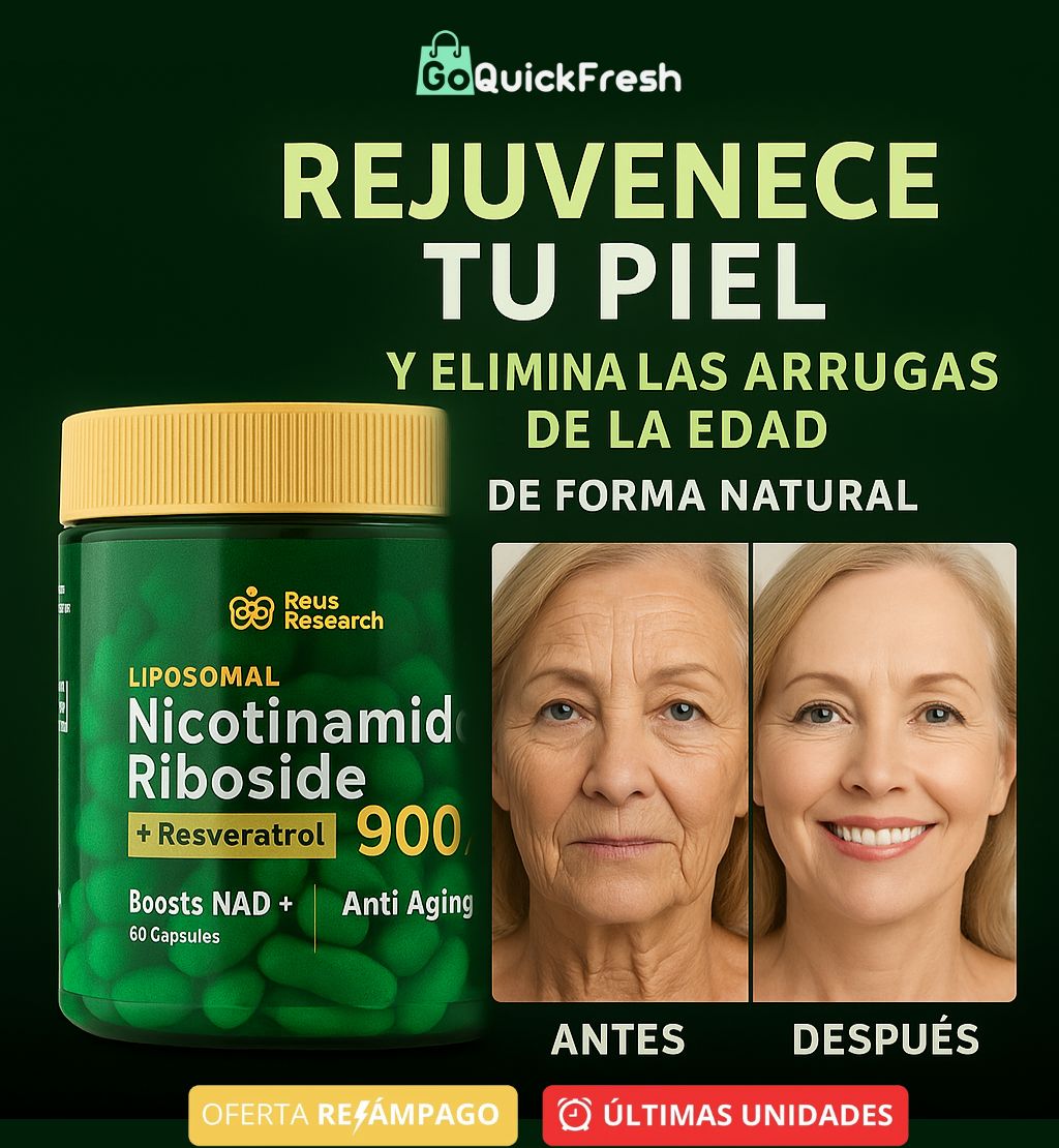 NAD+ Nicotinamide Riboside™ | Rejuvenece tu piel